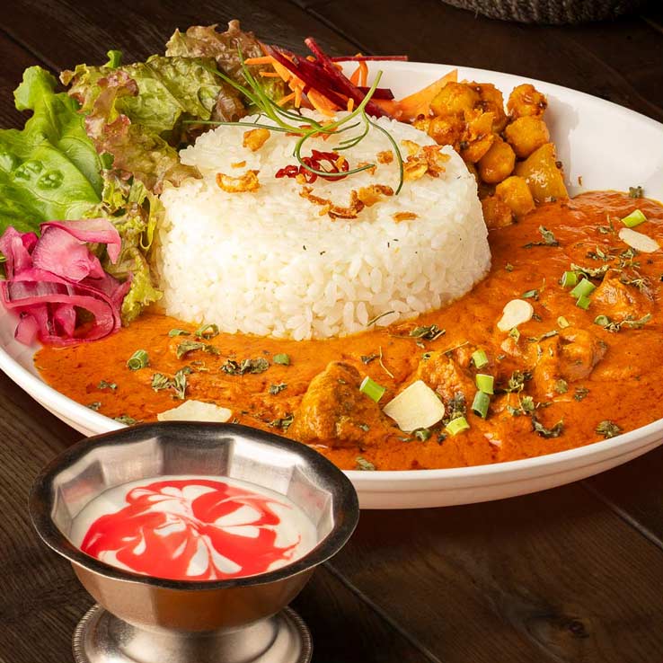 E3. Curry de Carne de Veado + Arroz + Sobremesa