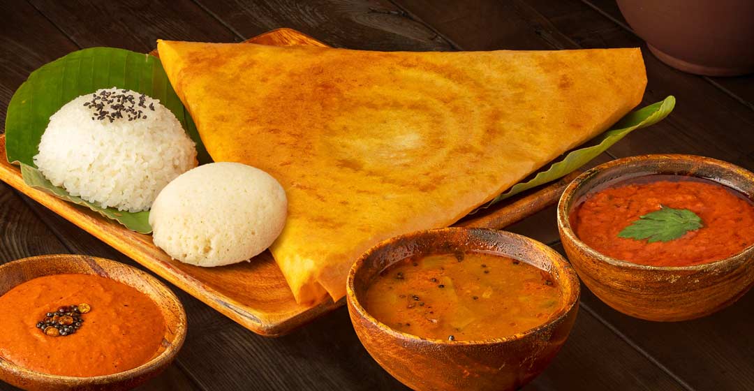 A3. チーズドーサセット + イドリ