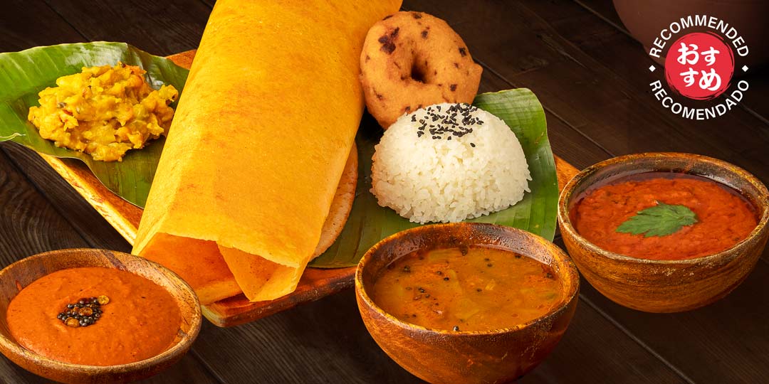 A7. スパイシーポディドーサセット + ヴァダ