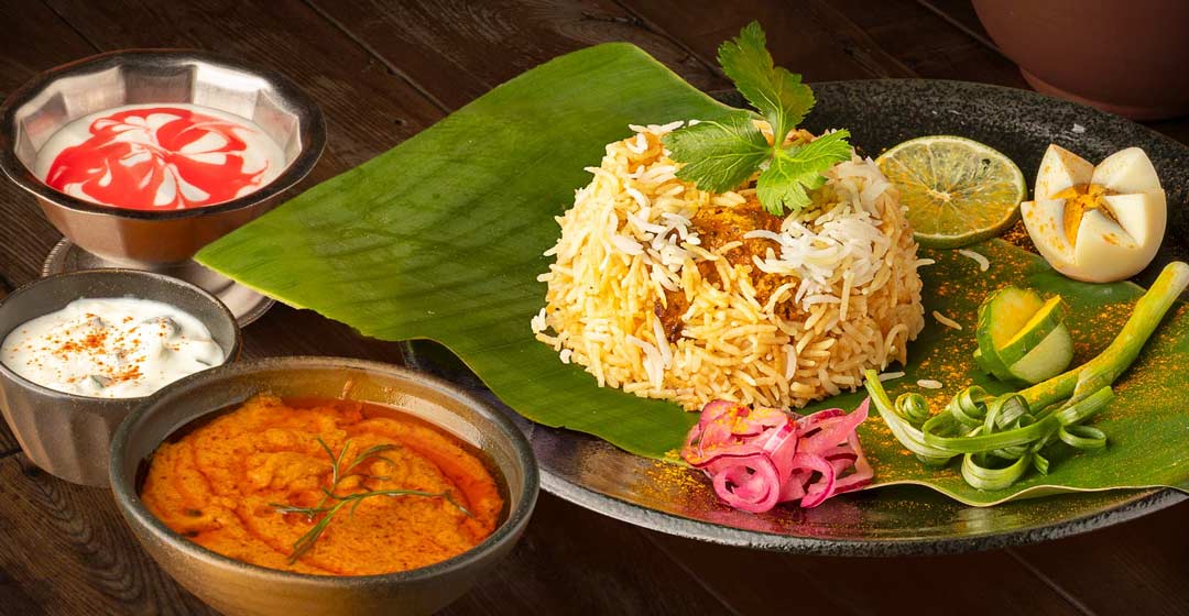  D1. チキンビリヤニセット + デザート